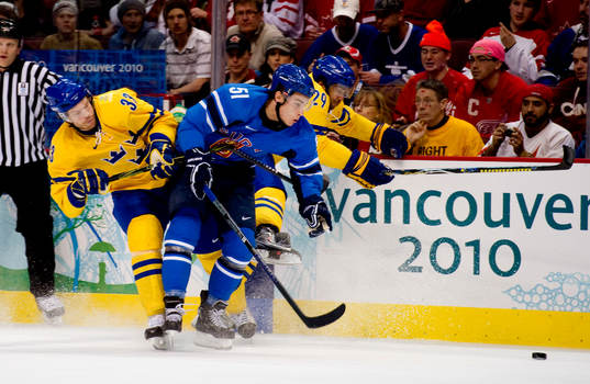 Fredrik Modin, Johnny Oduya, Sverige, Valtteri Filppula,