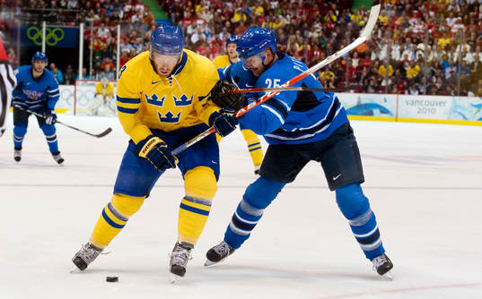 Fredrik Modin, Sverige, Joni Pitkanen, Finland