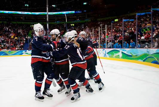 Monique Lamoureux, USA, glädje, jubel