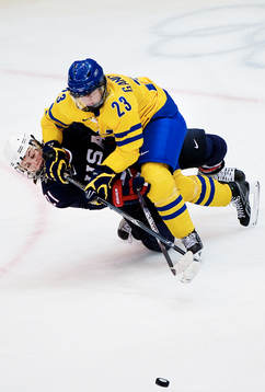 Gunilla Andersson, Sverige, och Hilary Knight, USA.