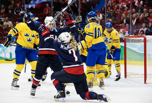 Monique Lamoureux, USA, glädje, jubel
