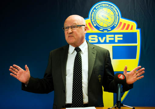 Lars-Åke Lagrell, ordförande, Svenska Fotbollförbundet