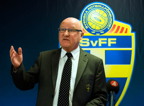 Lars-Åke Lagrell, ordförande, Svenska Fotbollförbundet