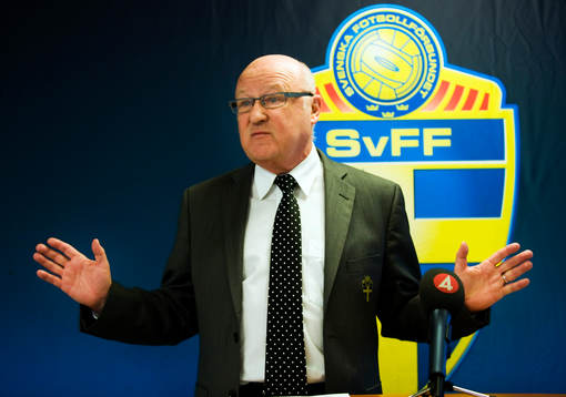 Lars-Åke Lagrell, ordförande, Svenska Fotbollförbundet
