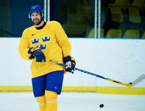 En glad Peter Forsberg