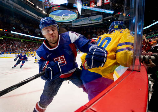 Marian Gaborik, Slovakien och Henrik Zetterberg, Sverige,
