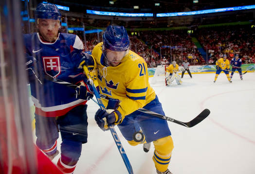 Peter Forsberg, Sverige och  Jozef Stumpel, Slovakien