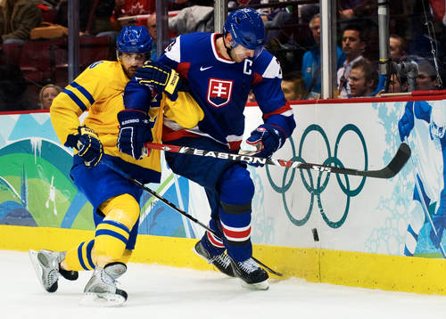 Henrik Zetterberg, Sverige, och Zdeno Chara, Slovakien