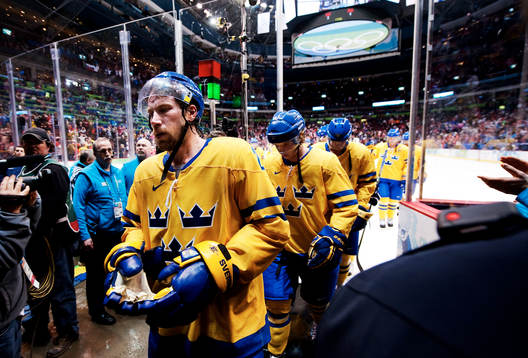 Peter Forsberg och Nicklas Bäckström, depp