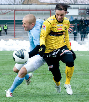 Daniel Larsson, Malmö, mot Niklas Hult, Elfsborg