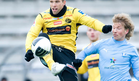 Anders Svensson, Elfsborg, och Rick Kruys, Malmö