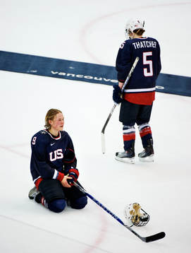 Molly Engstrom och Karen Thatcher, USA, depp