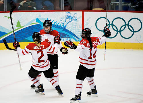 Marie-Philip Poulin, Kanada  (Jubel)