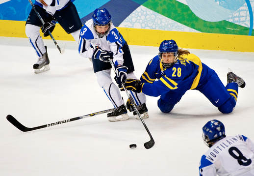 Danijela Rundqvist, Sverige, och Emma Laaksonen, Finland