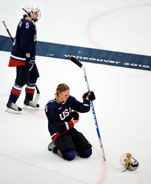 Molly Engstrom och Karen Thatcher, USA, depp