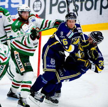 Jeremy Colliton, Rögle. Johan Davidsson och Jukka