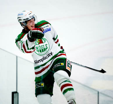 Simon Hjalmarsson, Rögle, jubel