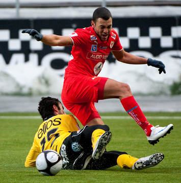 Marcel Sacramento, Kalmar. Briar Faraj, Elfsborg