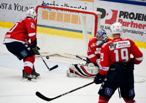 Pontus Hansson, målvakt Borås, (Mål)