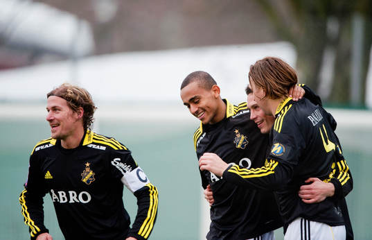 Daniel Tjernström, Walid Atta, Miran Burgic, Nils-Eric