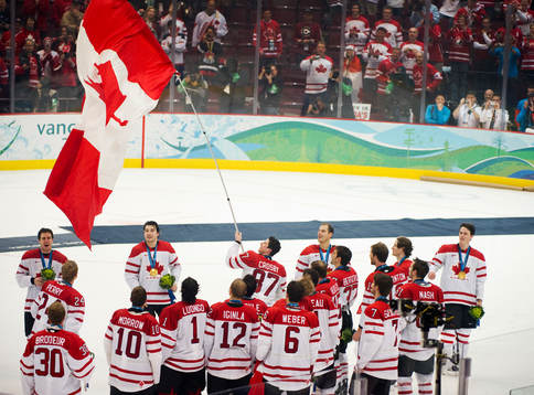 Sidney Crosby, Kanada med flagga