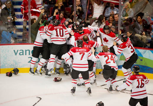 Sidney Crosby, Kanada avgjorde i sudden death. Kanada tog