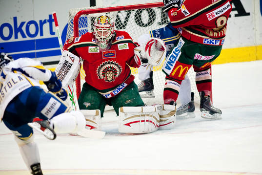 Johan Holmqvist, Målvakt Frölunda