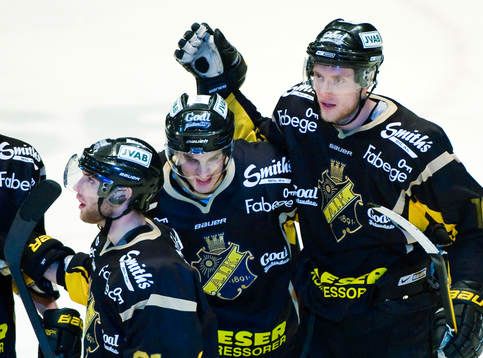 Christian Sandberg,  Daniel Bång och Johan Ryno, AIK