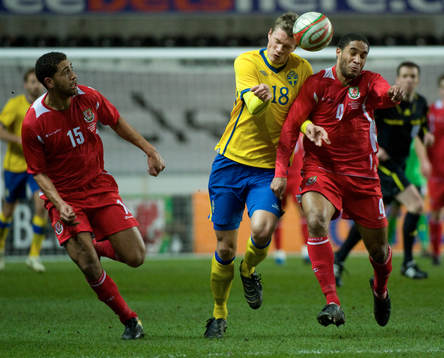 Viktor Elm, Sverige och Ashley Williams, Wales
