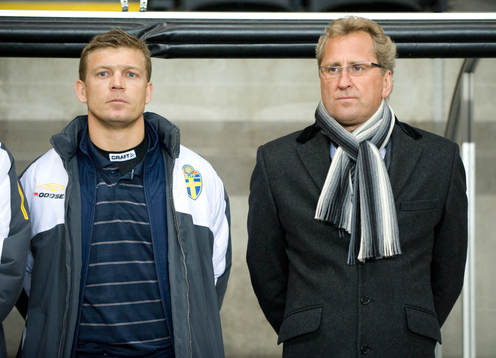 Marcus Allbäck, Players Manager och Erik Hamrén,