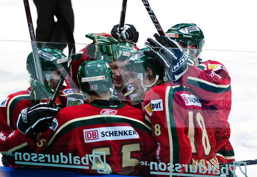 Nicklas Lasu, Frölunda. Jubel