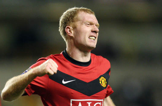Paul Scholes, glädje, jubel