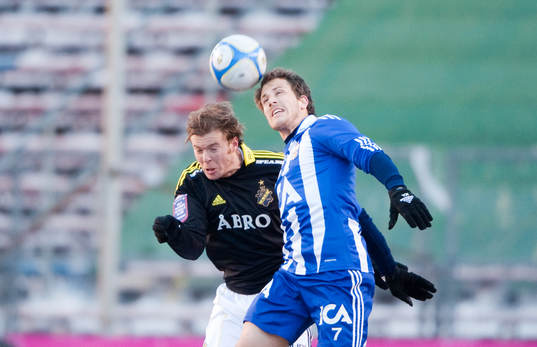 Per Karlsson, AIK och Tobias Hysén, IFK Göteborg