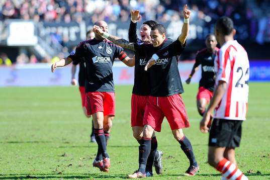 Gregory van der Wiel, Demy de Zeeuw och Marko Pantelic,