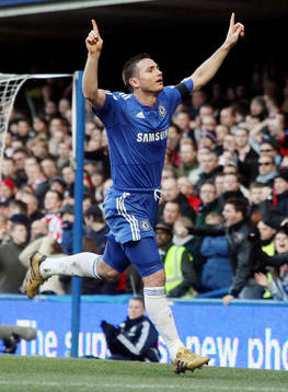 Frank Lampard, glädje, jubel