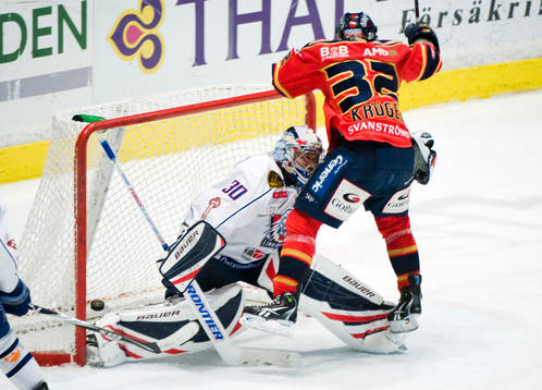 Marcus Krüger, Djurgården gör 2-2 på Fredrik Norrena,