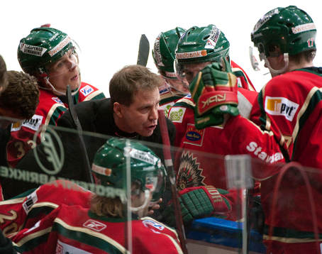 Ulf Dahlén, tränare Frölunda, (time-out)