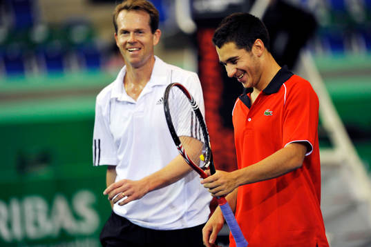 Stefan Edberg och Daniel Berta, Sverige