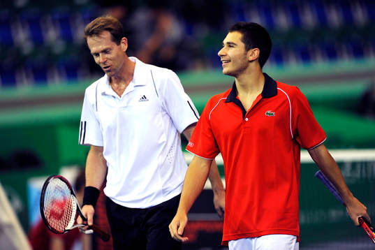 Stefan Edberg och Daniel Berta, Sverige