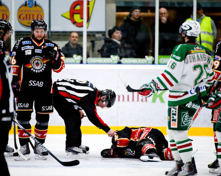 Cam Abbott, Luleå, skada