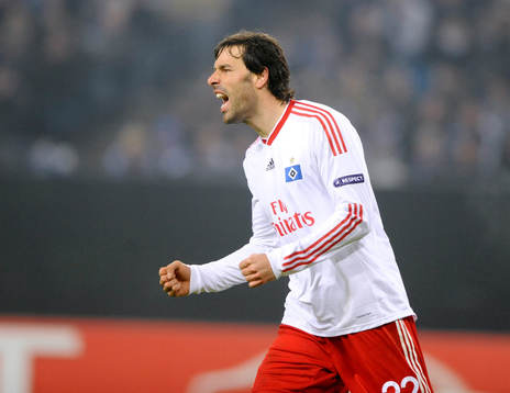 Ruud van Nistelrooy, Hamburg. Glädje, jubel över 2-0