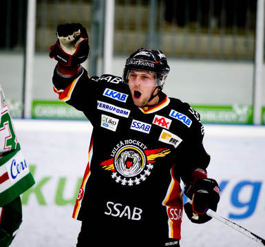 Chris Abbott, Luleå, jubel