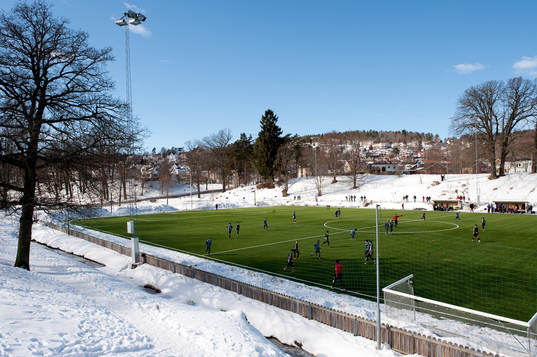 Härlig inramning, snö