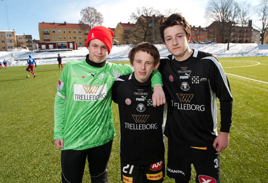 Kostas Cascos,  Marcus Mojancevski, Jasmin Brkiz,Trelleborg