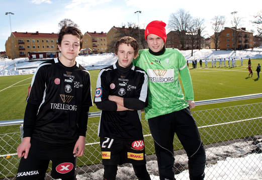 Jasmin Brkiz, Marcus Mojancevski, Kostas Cascos, Trelleborg