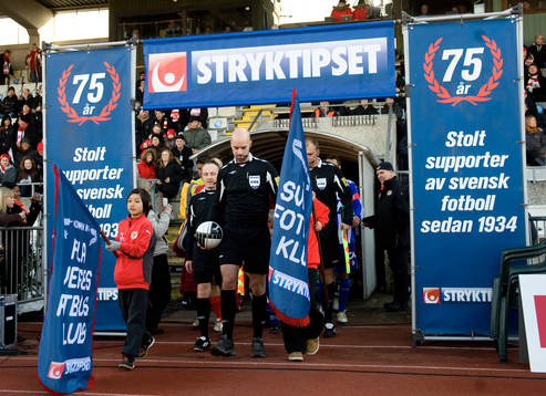 inmarsch, Stryktipset, Svenska Spel