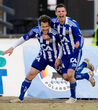 Tobias Hysén och Theodore Bjarnason, Göteborg (Jubel)