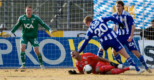 Straff, Alexander Faltsetas, IFK Göteborg, gör ner