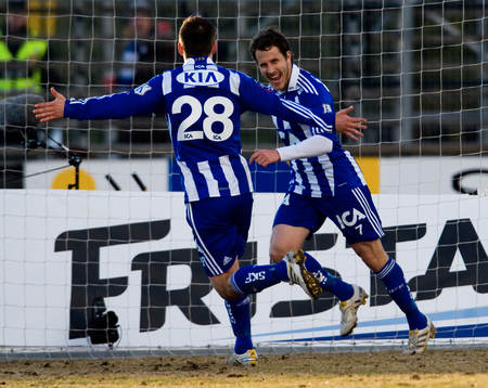 Tobias Hysén och Theodore Bjarnason, Göteborg (Jubel)