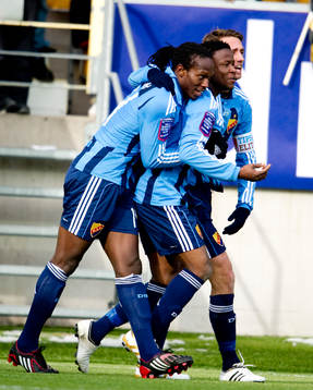 Kebba Ceesay, Kennedy Igboananike, Djurgården jubel